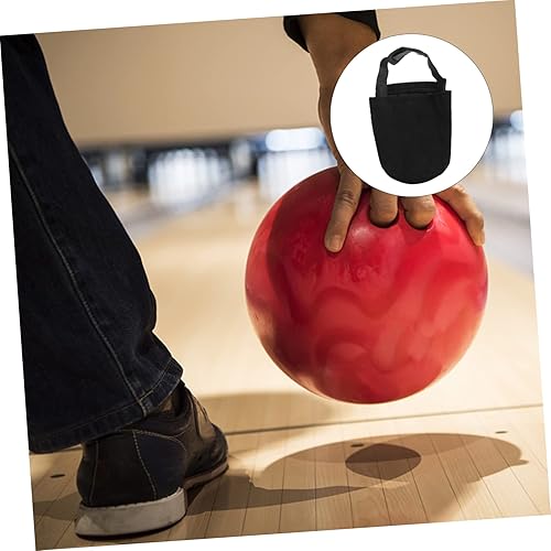 Miniatura 2 de CLISPEED 2 pares de fundas para zapatos de boliche para niños, zapatillas negras, accesorios de boliche para hombres, niños, zapatos de bolos