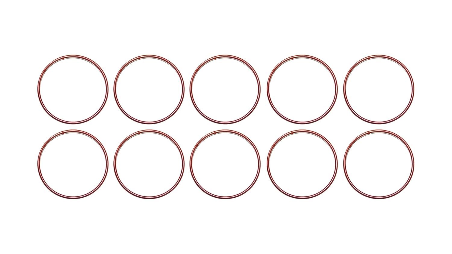 Sterling Seal ORTESI242X10 242 Teflon Encapsulated O-Ring, Silicone FEP/TFE (Pack of 10)