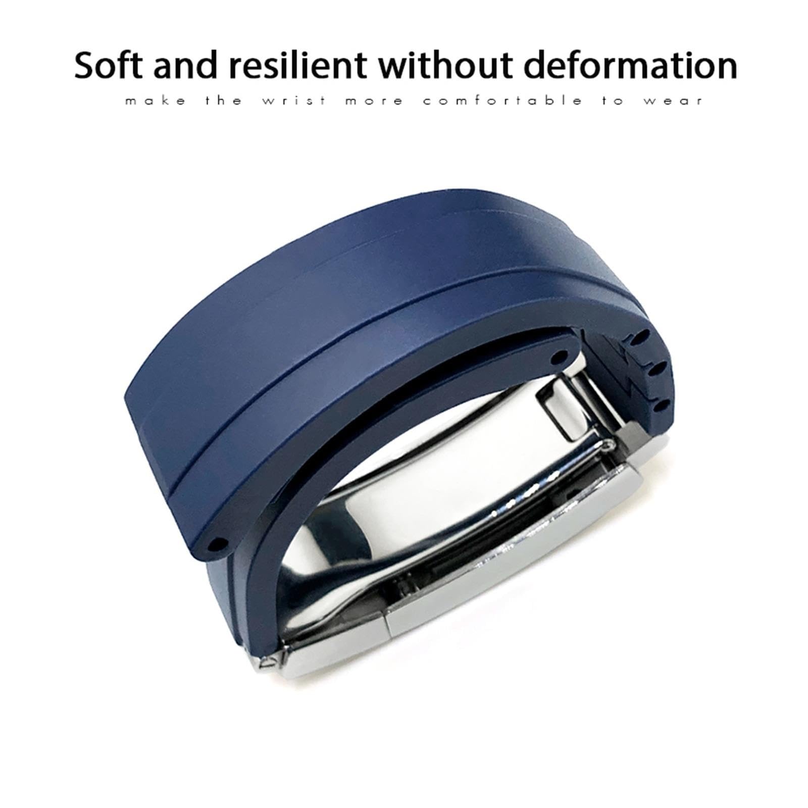 Correa de reloj silicona caucho compatible con Rolex