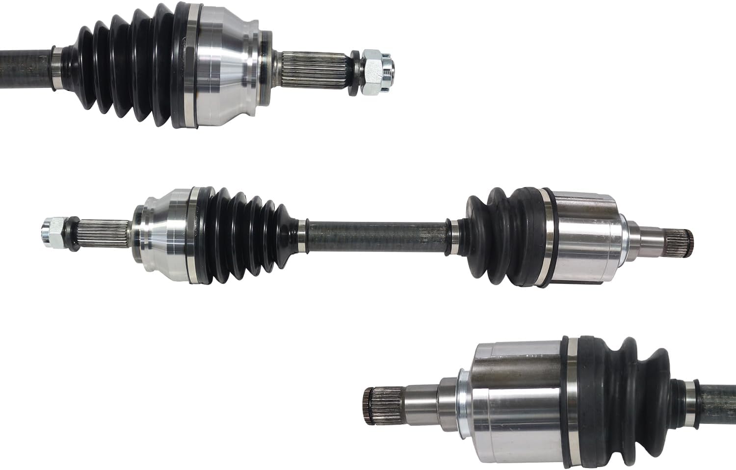 Front CV Axle Shaft Assembly Set Compatible with Mitsubishi Outlander 2007 2008 2009 2010 2011 Front Driver Passenger Side 3.0L V6 AWD CV Joint Axle Front Left Right Axles
