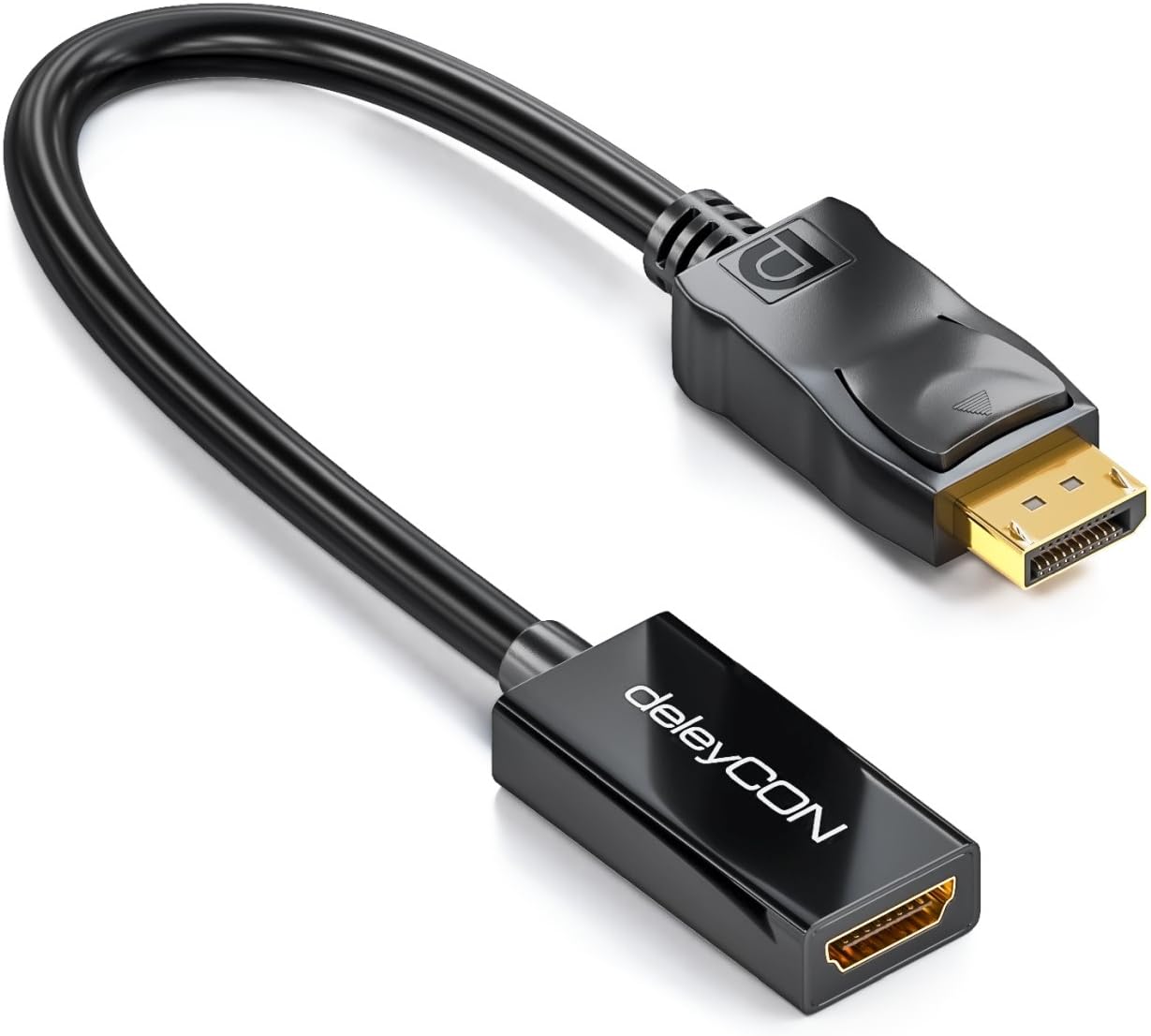DeleyCON 0,15m Câble Adaptateur DisplayPort Vers DVI - Full HD