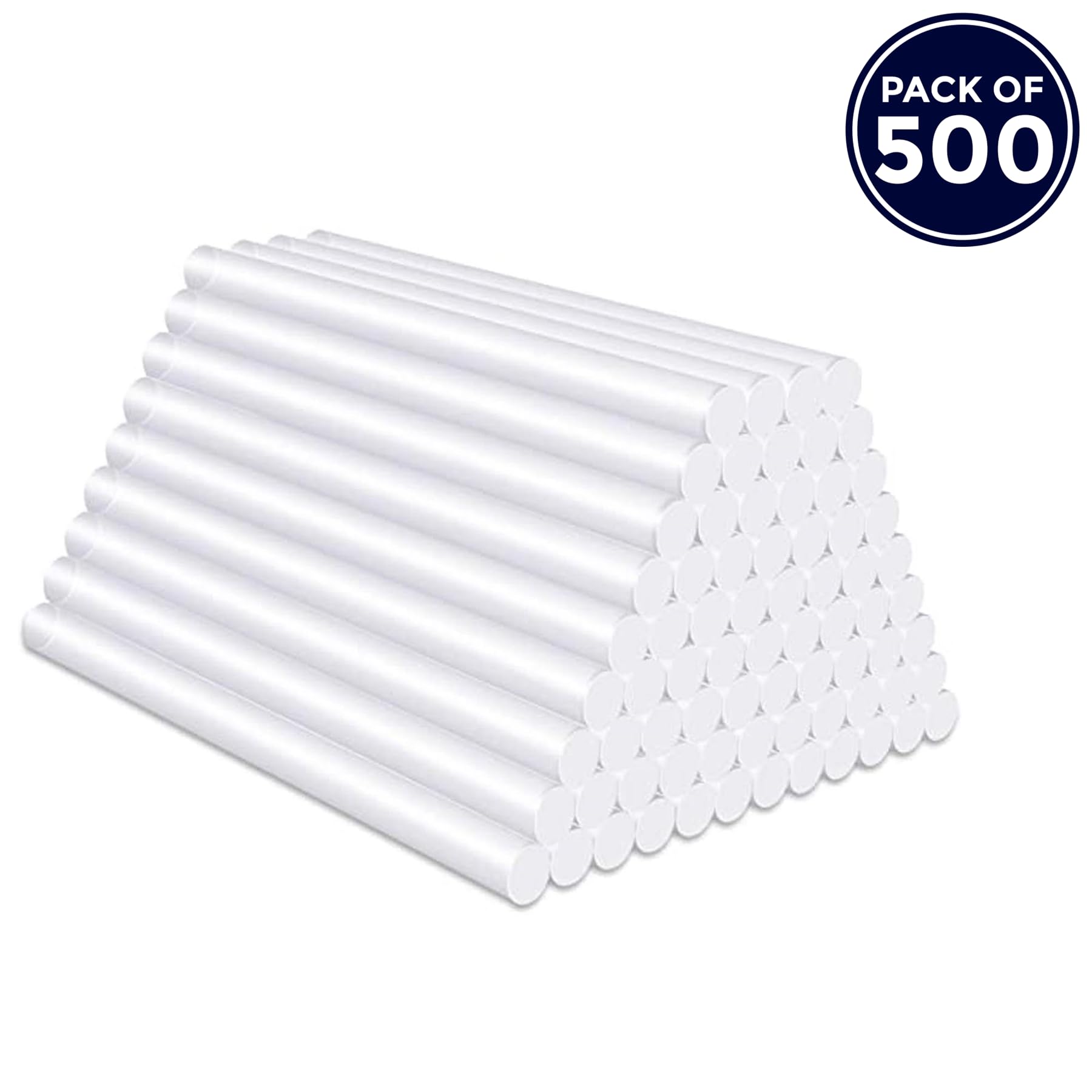 Dapetz ® 500 x klej termotopliwy, 11 mm x 100 mm, klej do pistoletu samoprzylepnego, ogólnego przeznaczenia, nadaje się do klejenia drewna, tkaniny, większości tworzyw sztucznych, ceramiki i lekkiego metalu