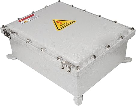 Outdoor Electrical Box Waterproof, Heavy-Duty Explosion-Proof Outdoor Junction Box, Waterproof IP 66, for Heavy Industrial Sites20x20x13cm/8x8x5in
