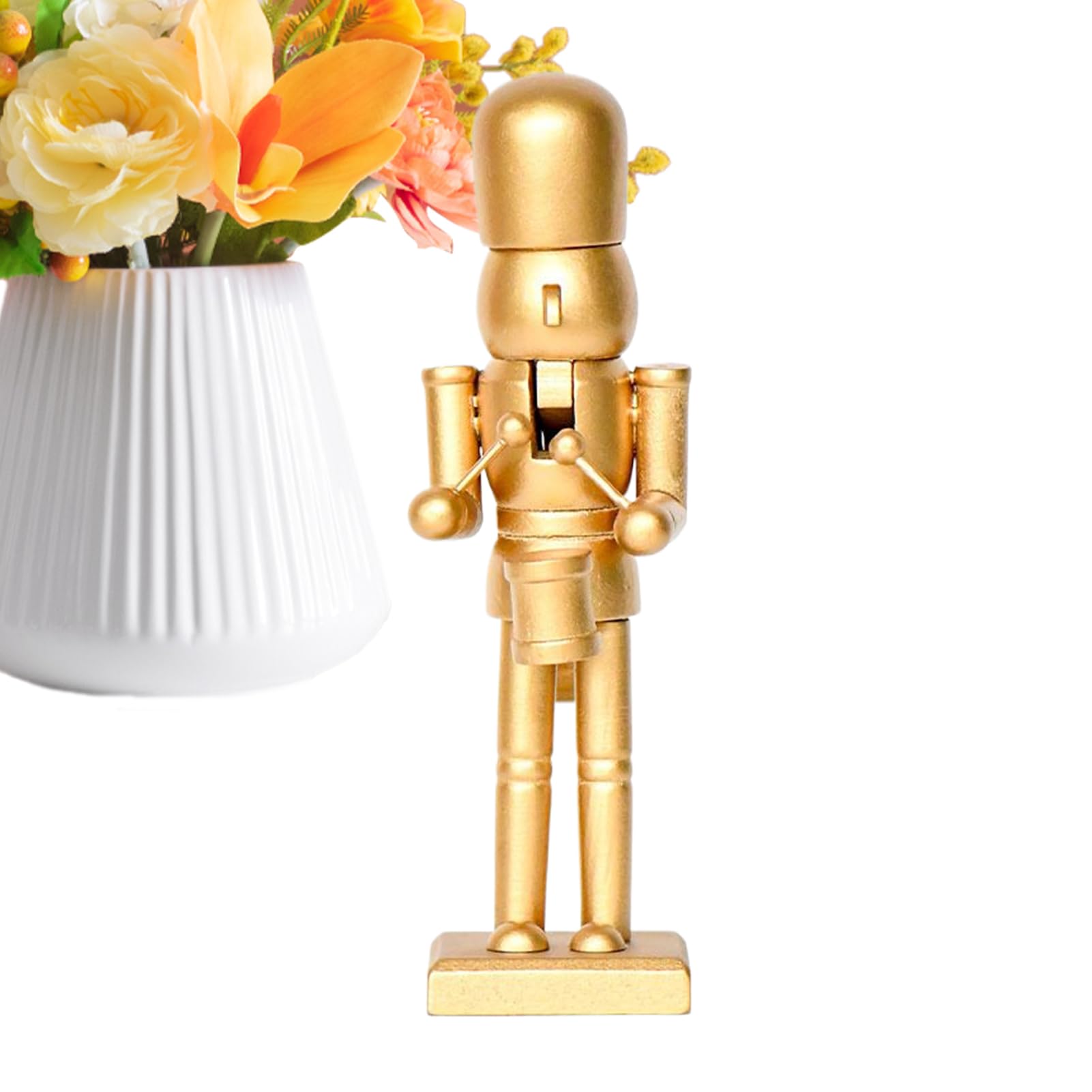Casse-Noisette Décoratif 35 cm Figurine Traditionnelle à Bouche Mobile