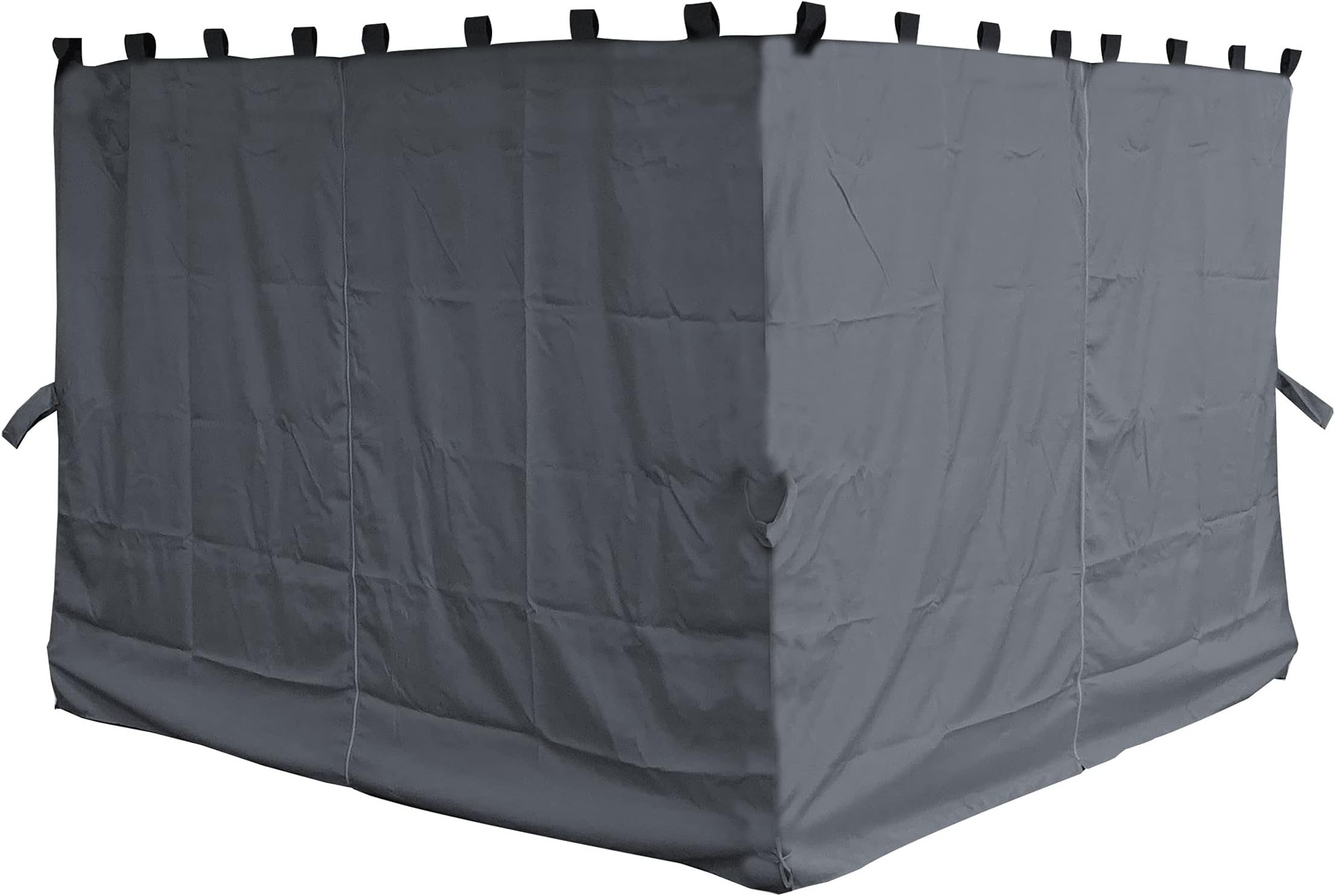 QUICK STAR 2 Seitenteile mit RV für Pavillon 3x4m Seitenwand Beige RAL 1001