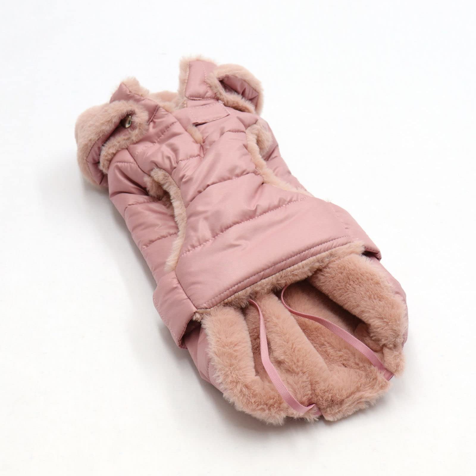 Fashion Dog Hunde-Steppmantel für Malteser - Rosa - 30 cm