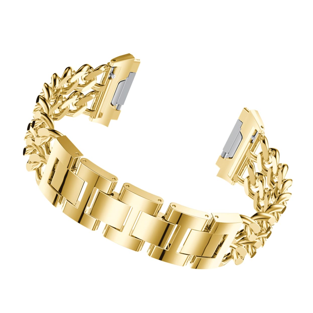 Hemobllo 2 Pièces Bracelet Ionique Bracelet De Montre Ionique e De Montre Intelligente Double Rangée Cowboy Chaîne Denim Chaîne Solide Chaîne En Acier