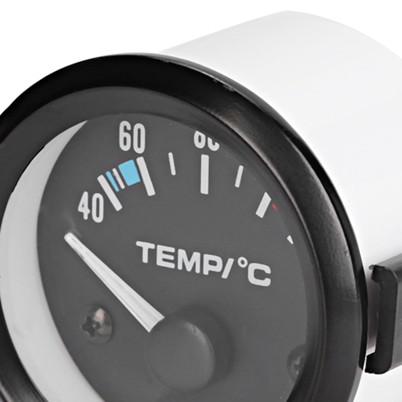 Indicatore elettrico della temperatura dell'acqua, Kit Manometro Olio, 2 "40 ℃ - 120 ℃ Indicatore digitale della temperatura dell'acqua a LED per autoveicoli universali