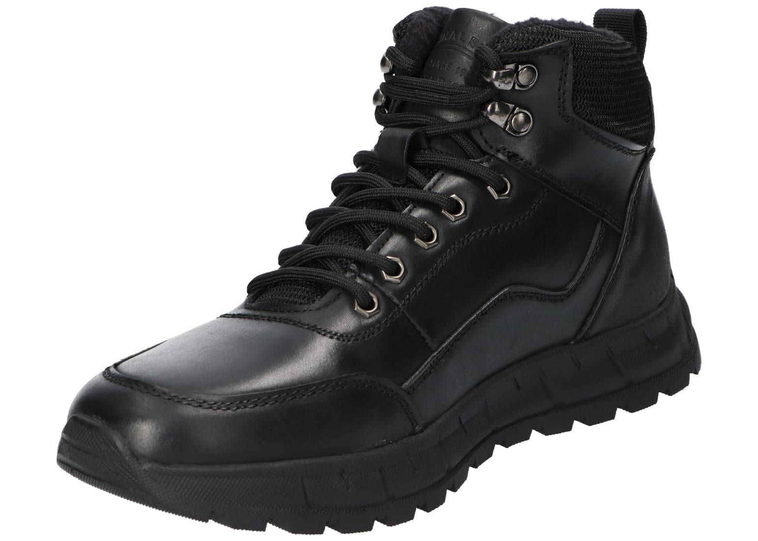 CY160 CIEPŁE TRAPERY TREKKINGI BUTY ZIMOWE SKÓRZANE MĘSKIE BK 41