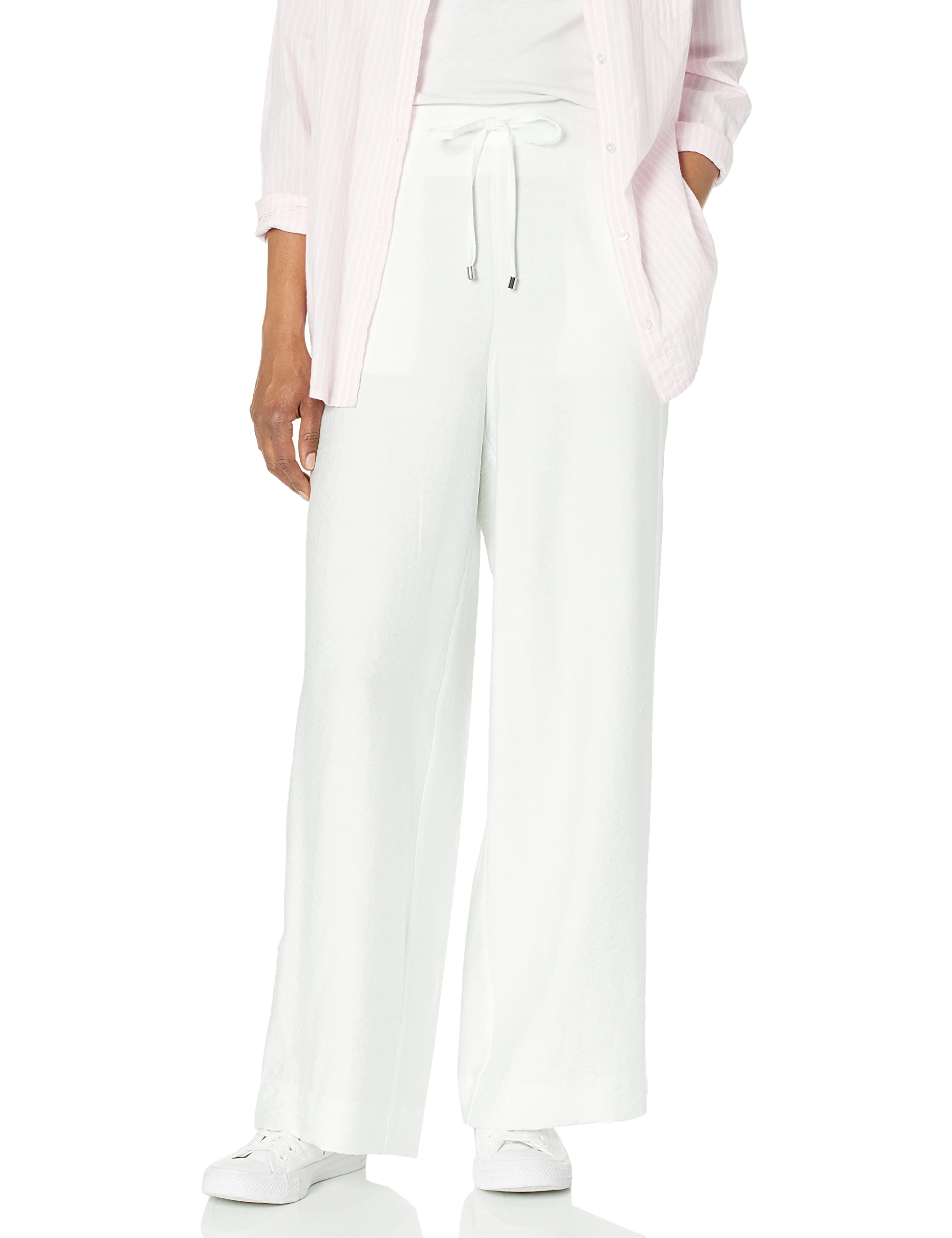 DKNY Womens Wide Leg Pant Easy Elevated Pant