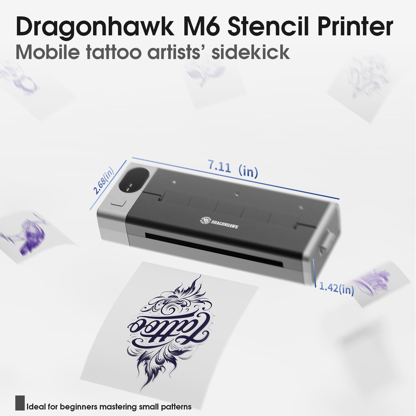 Dragonhawk A1 Pro Rotary Tattoo Pen Machine Kit