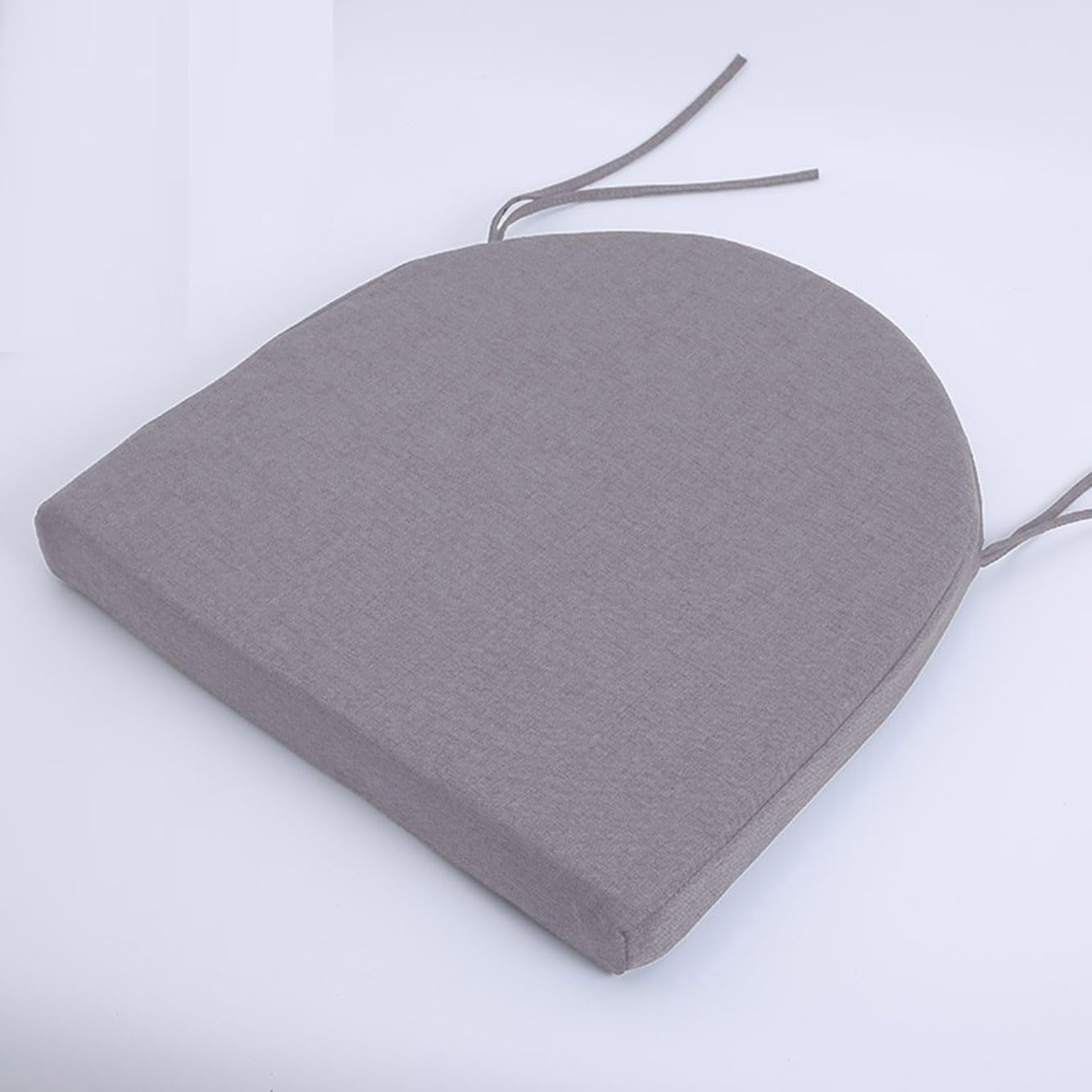 Rr tianshi U-Shaped Dining Seat Cushion Pads,Thicken 3/5/8cm Chair Seat Pads,Non-slip Chair Cushion Pad for Indoor Home Kitchen Patio (40X40X5CM,Grey)