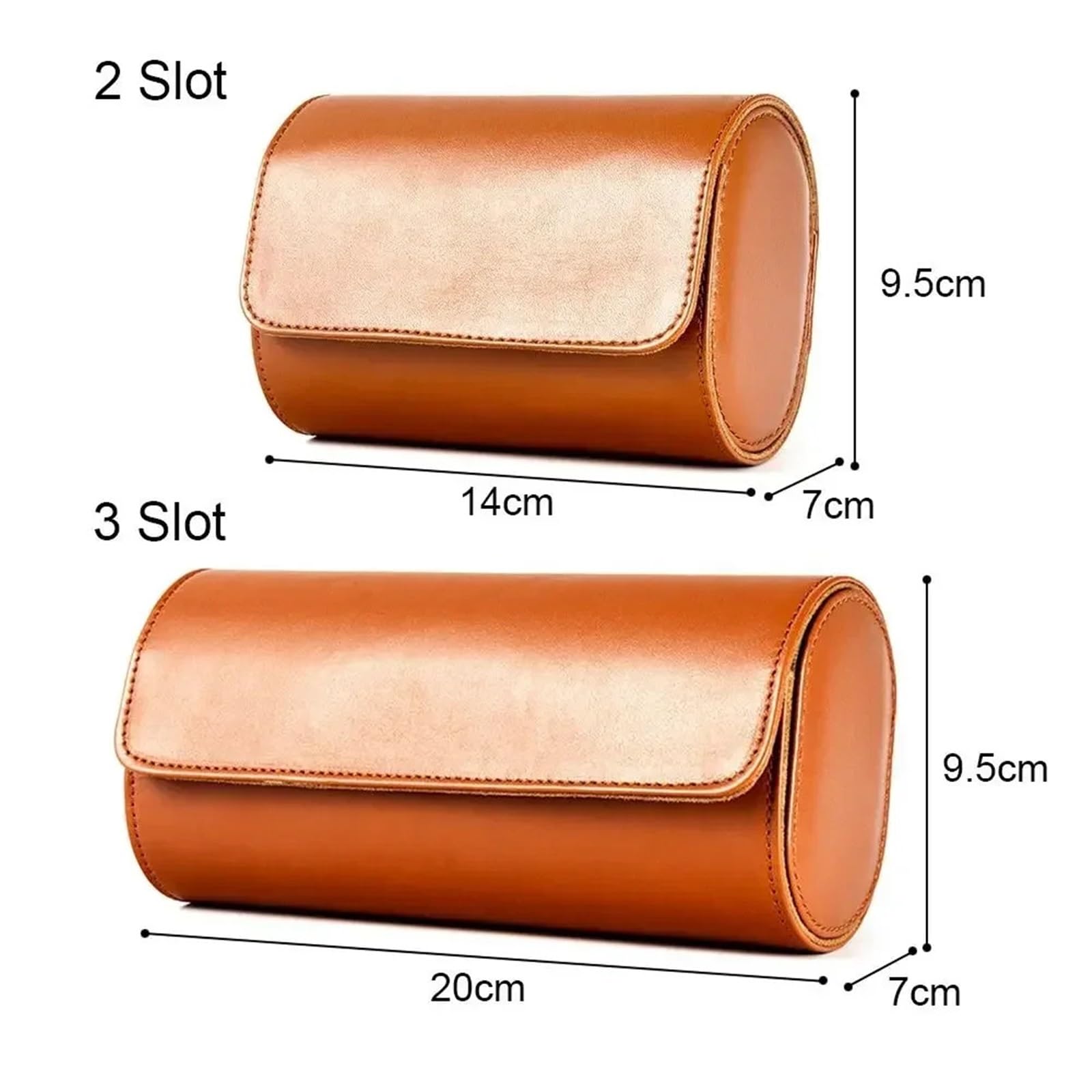 2 Scomparti for Orologio Con Slot 1/2/3 Per Orologi | Custodia da viaggio portatile da trasporto, custodia da viaggio, in pelle PU, flanella, regalo