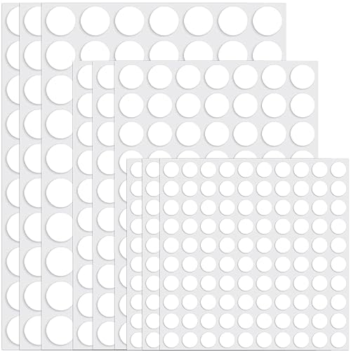 720 calcomanías de doble cara con puntos de pegamento transparentes para pósteres, paredes, manualidades, puntos adhesivos redondos acrílicos sin