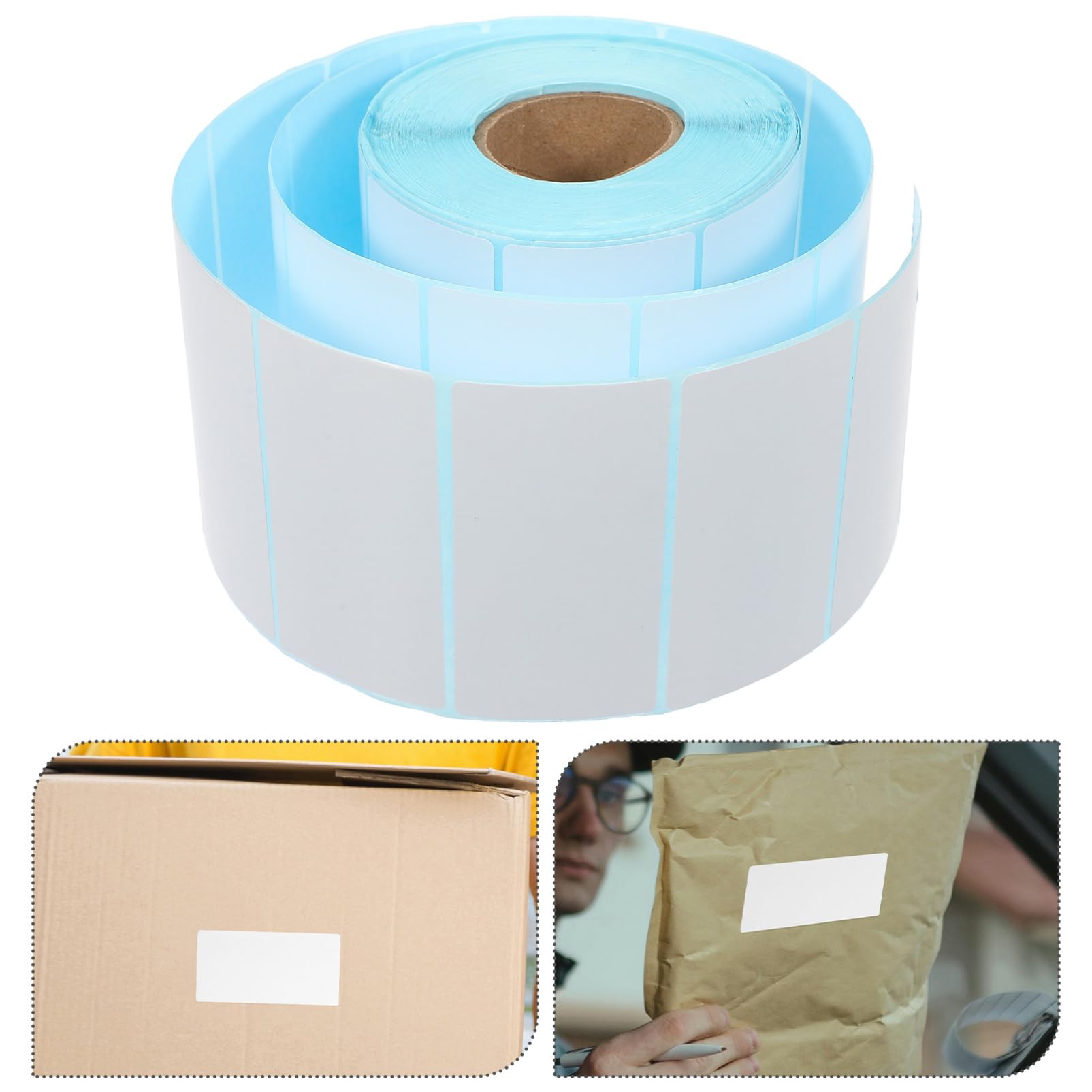 Etichette Termiche Autoadesive 80x40 Mm Bianche 1 Rotolo