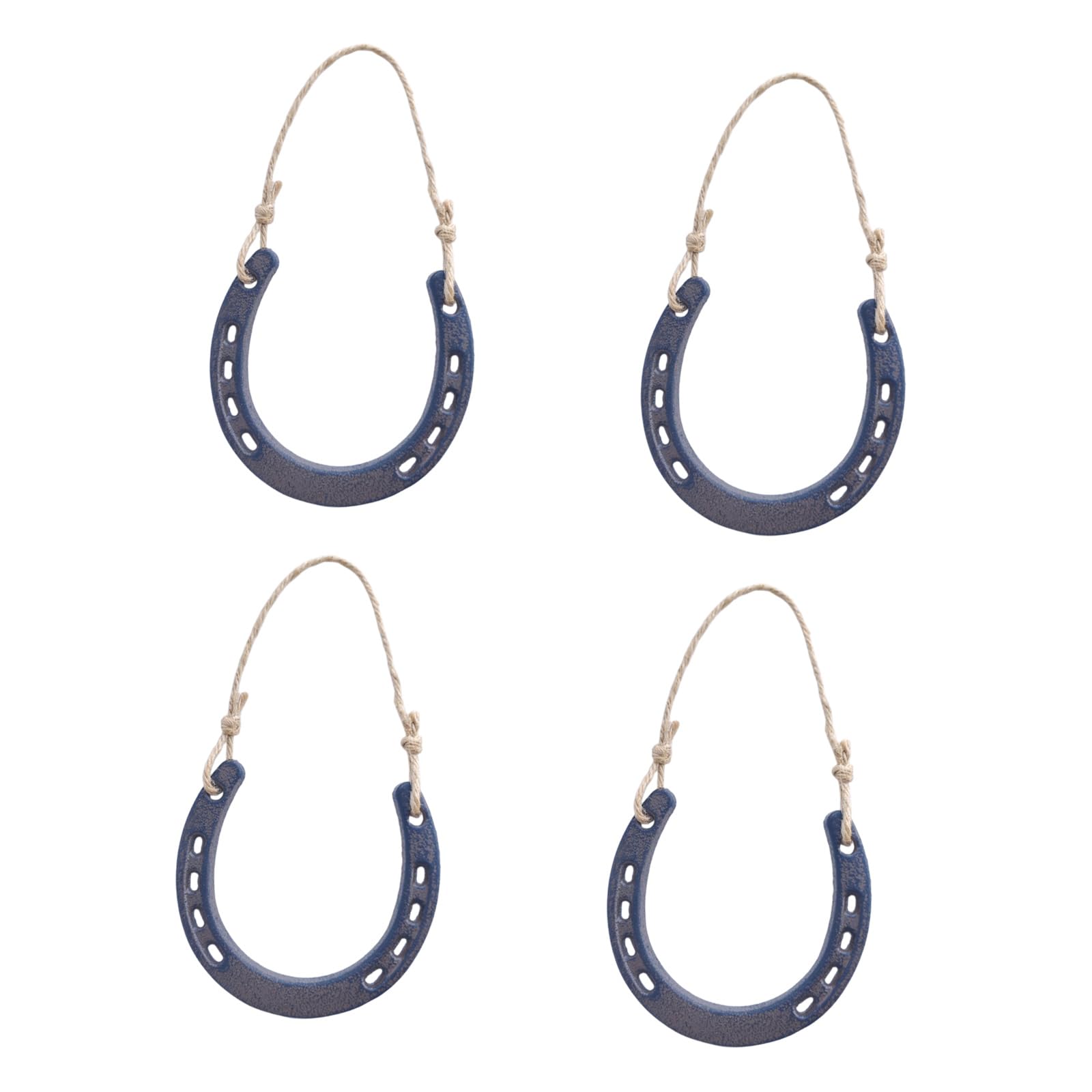 Rustics Cast Iron Metal Horseshoe Wall Decors Decorative Accent Horseshoes Good Luck Charm Women Men Cast Iron Decors