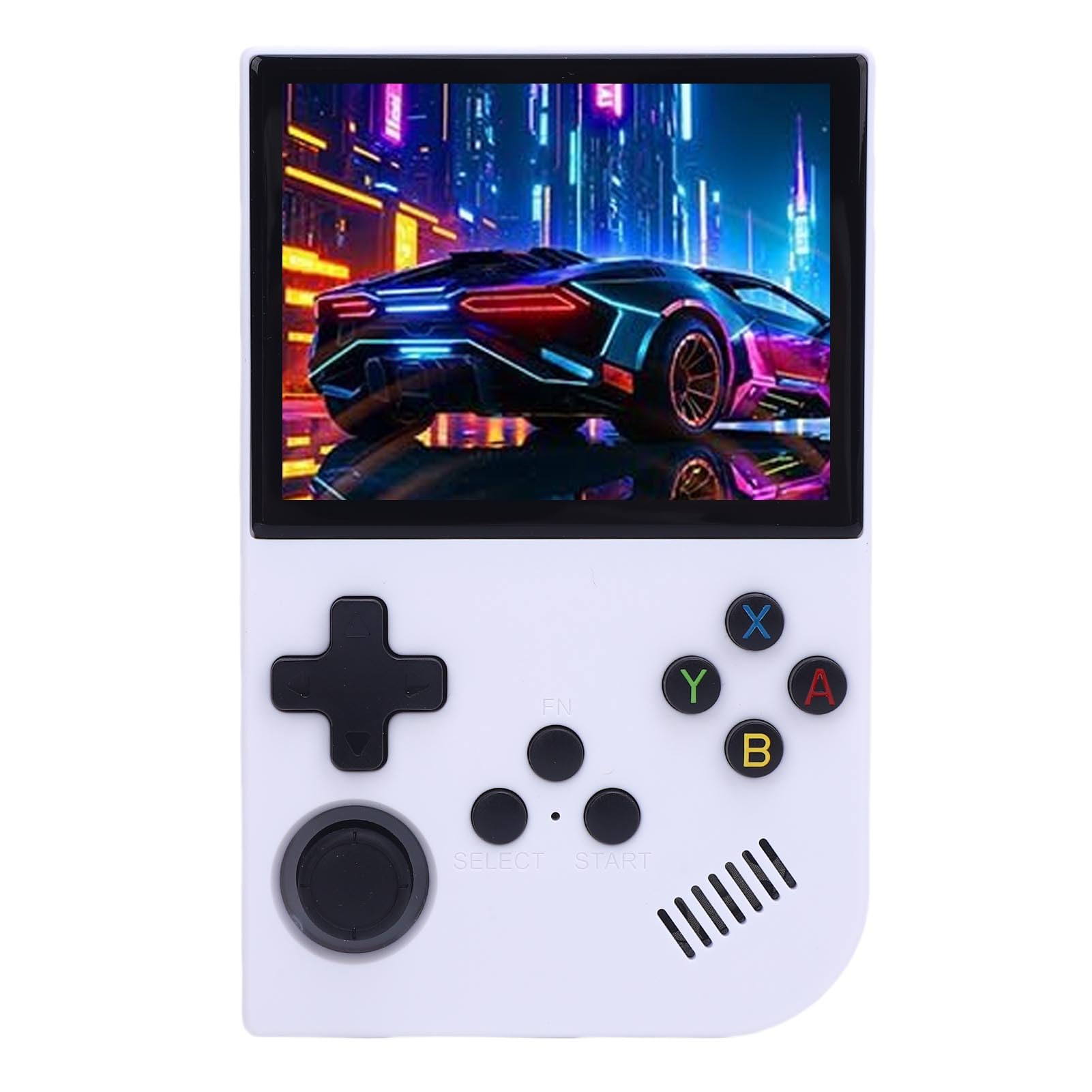Generic Console di Gioco Portatile retrò con Prestazioni Potenti 8 Ore di Riproduzione per gli Appassionati di Giochi retrò Bianco (64G)