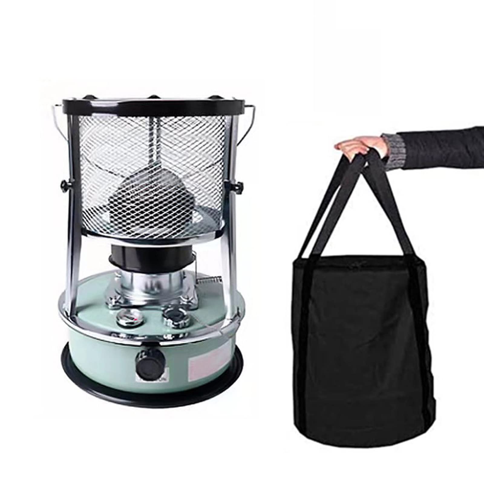 Kerosin-Ofen-Heizung, 6-Docht-Heizung, mobiler Campingkocher, Kerosin-Raumheizung, Konvektionsstrahlungsbrenner, Outdoor, Jagd, Rucksackreisen, Überleben, Notfallöfen, 4,5 l