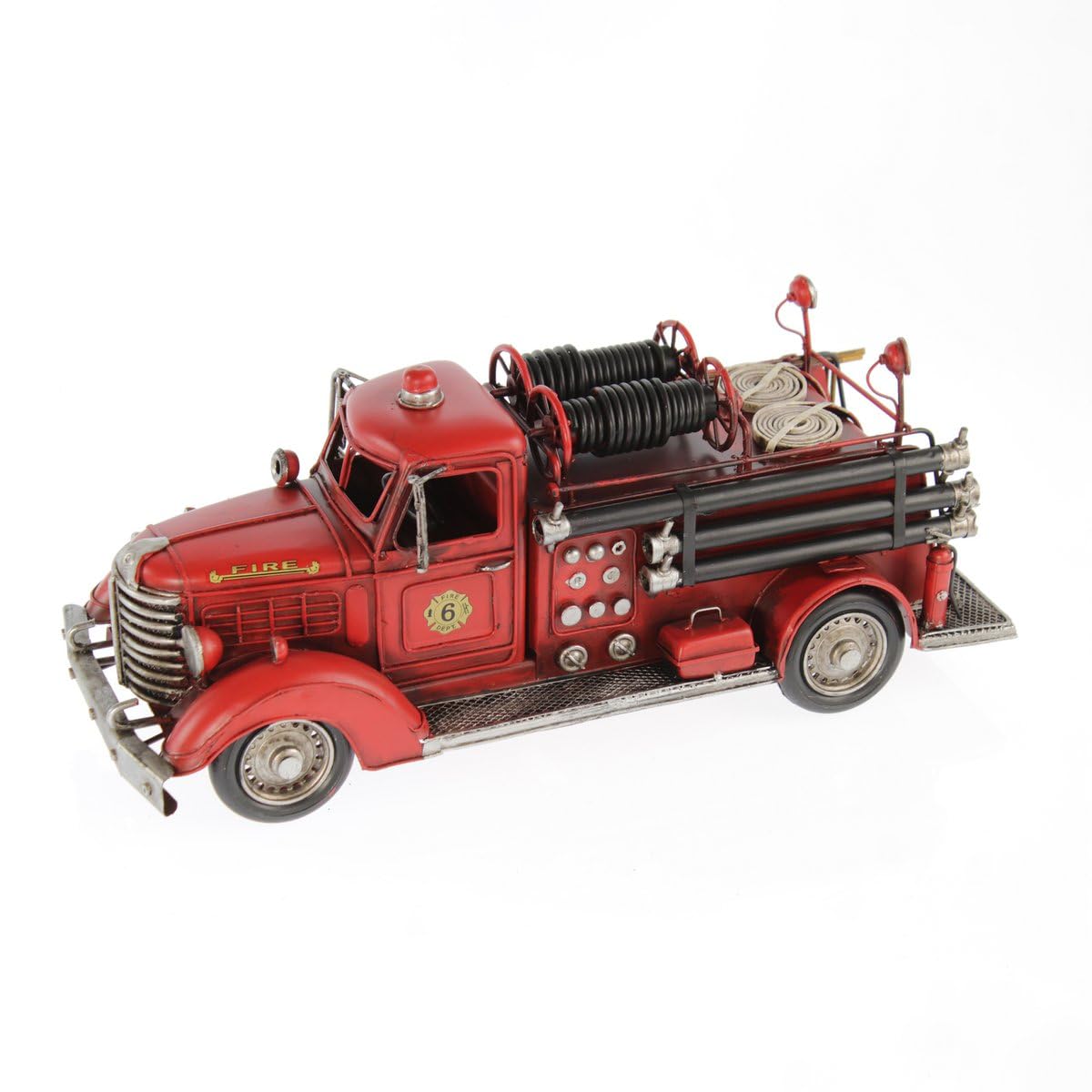 Goldbach Metall-Feuerwehrauto, 35 x 13 x 14cm, rot