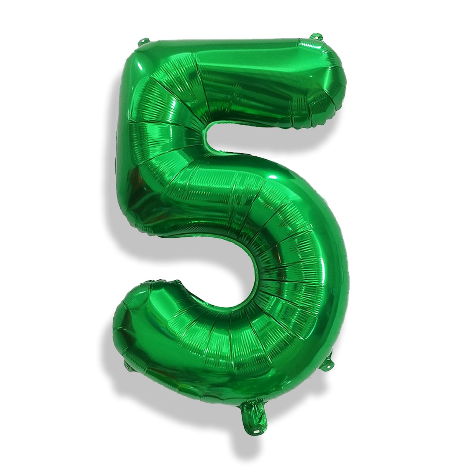 5. Geburtstag Zahlen Ballon für Mädchen, Dunkelgrün Große Folienballon 0–9 Set Zahlenluftballons, 40 Zoll Helium Grün Zahl 5 Luftballon für Jungen Geburtstagdeko Dinosaurier Jungle Party Dekoration
