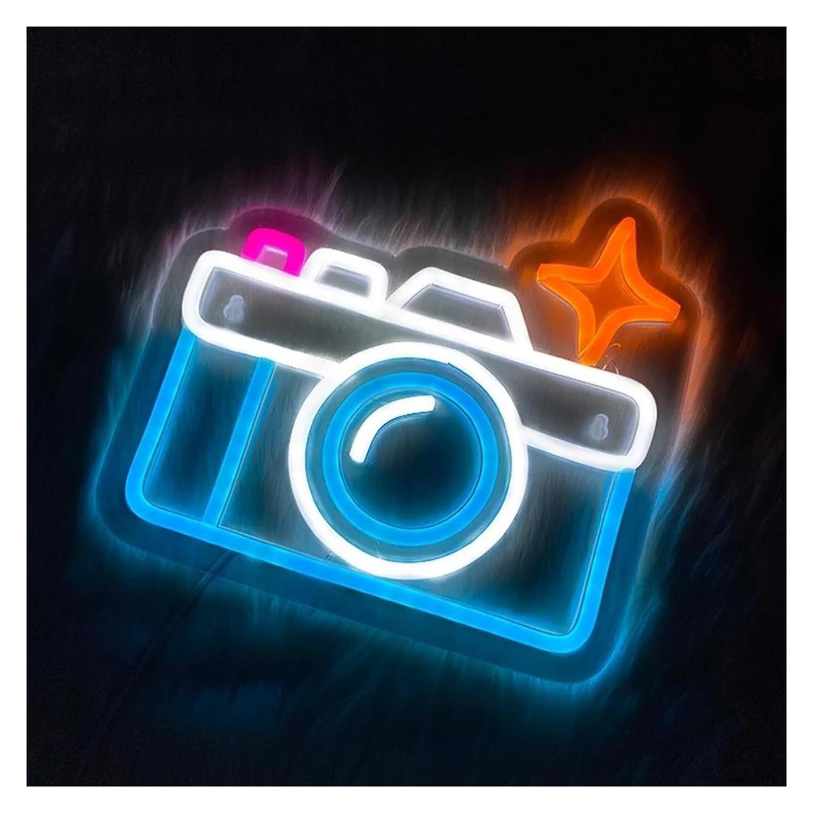 Generico Per la decorazione di feste con insegne al neon, macchina fotografica per a LED