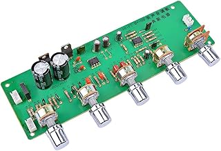 ZSEDP 2.0 HiFi Audio Preamplifier Board Bass Midrange Treble Balance Adjustable Audio Preamp Board with Tone Control
