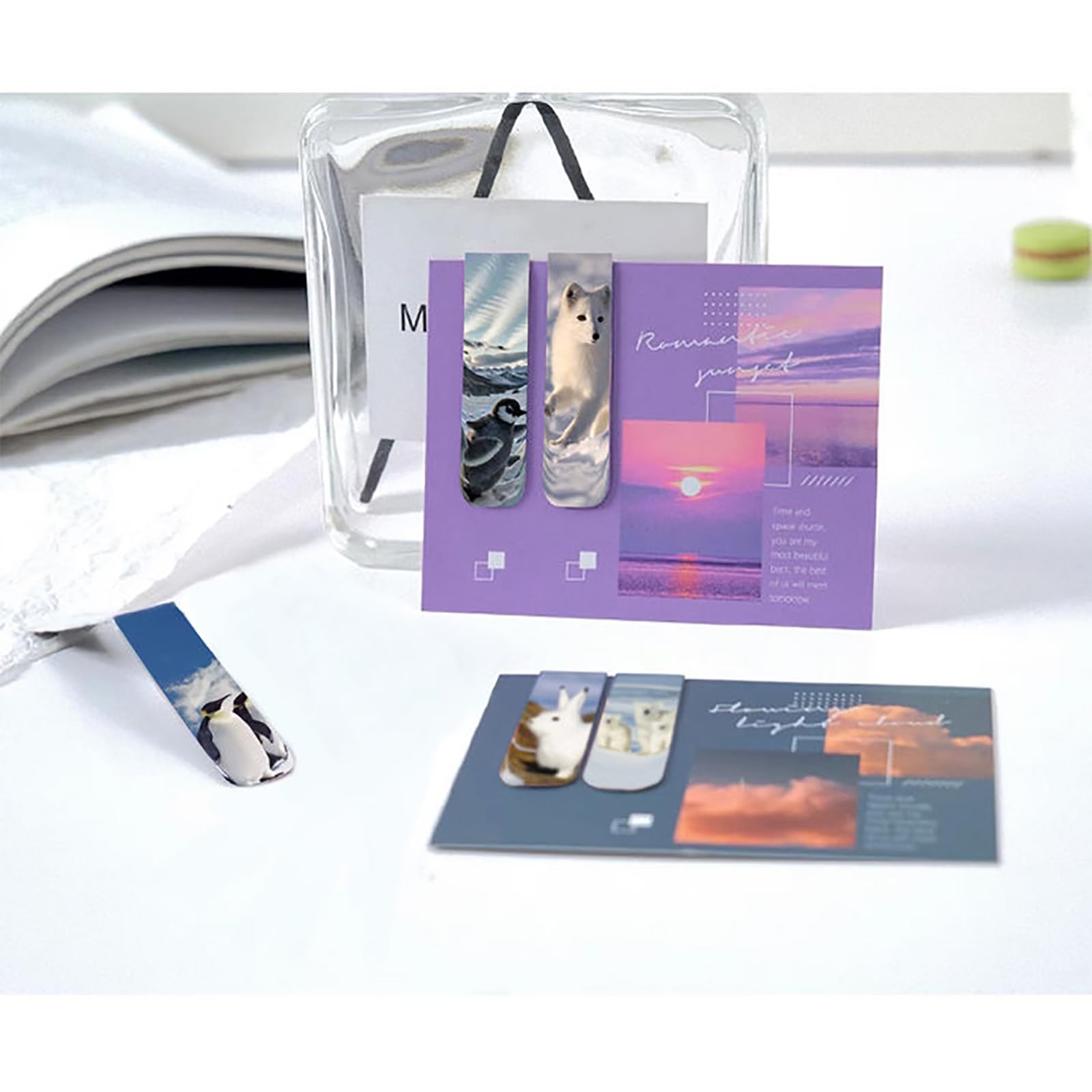 Magnetische boekenleggers voor schoolkind, kleine cadeaus voor de eerste schooldag en voor de schooltas, leuke cadeaus voor kinderen, jongens, meisjes, magnetische bladwijzers, set van 3