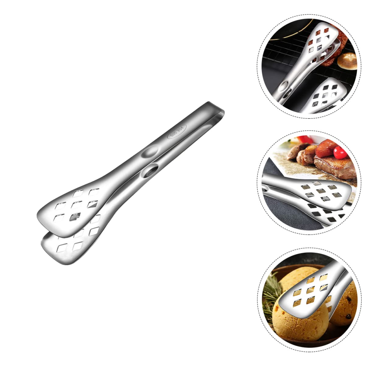 Pinzas para Servir Fideos, Queso Helado, filetes, Dulces, Pasta, Utensilios de Cocina y Comida, Espaguetis, Parrilla, freír, Plata, tostadora doméstica, Servir ensaladas, bufé, Pinzas.