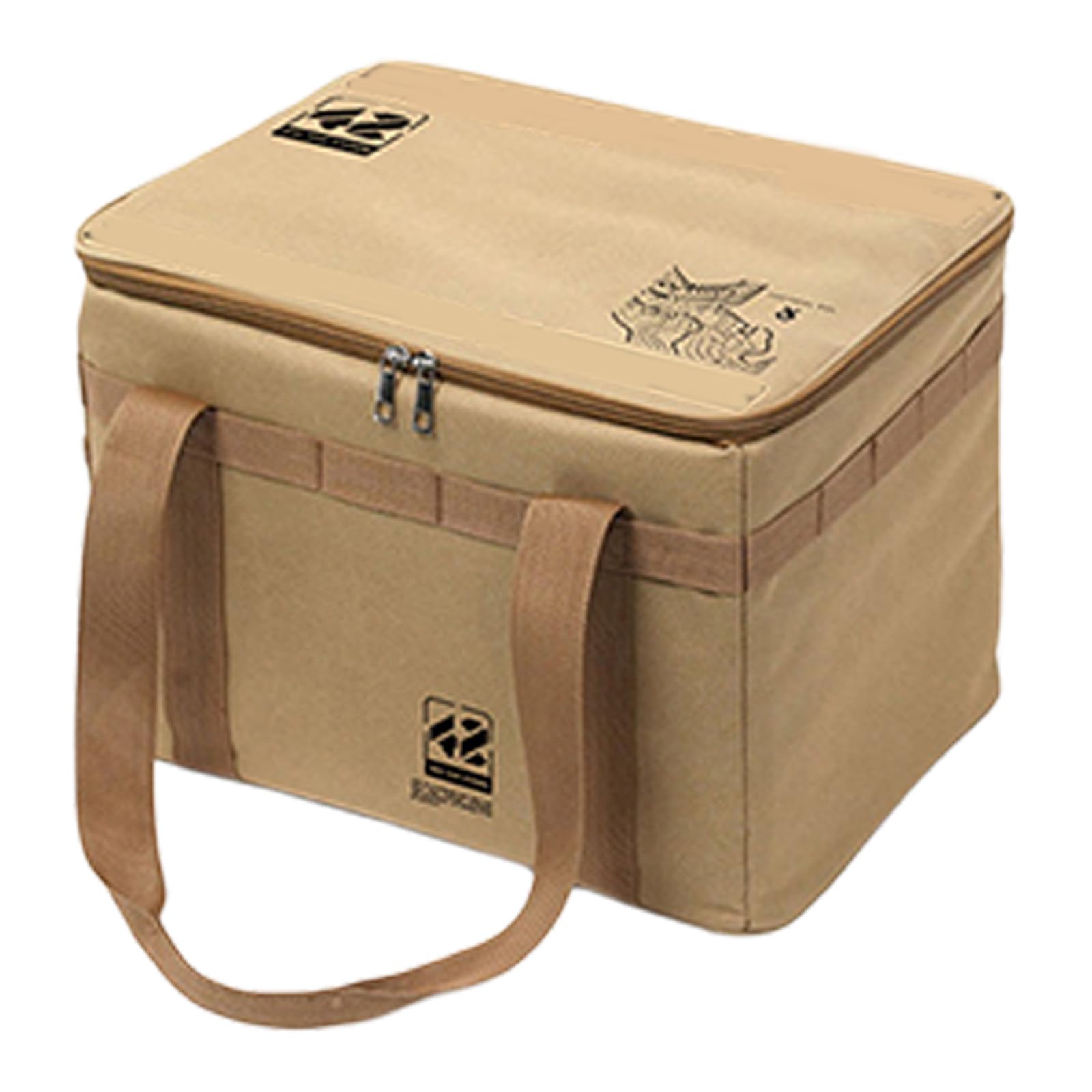 Ekoama Sturdy 600D Fabric Outdoor Storage Bag With Multiple Pockets For Camping Hiking Travel And Home Organization