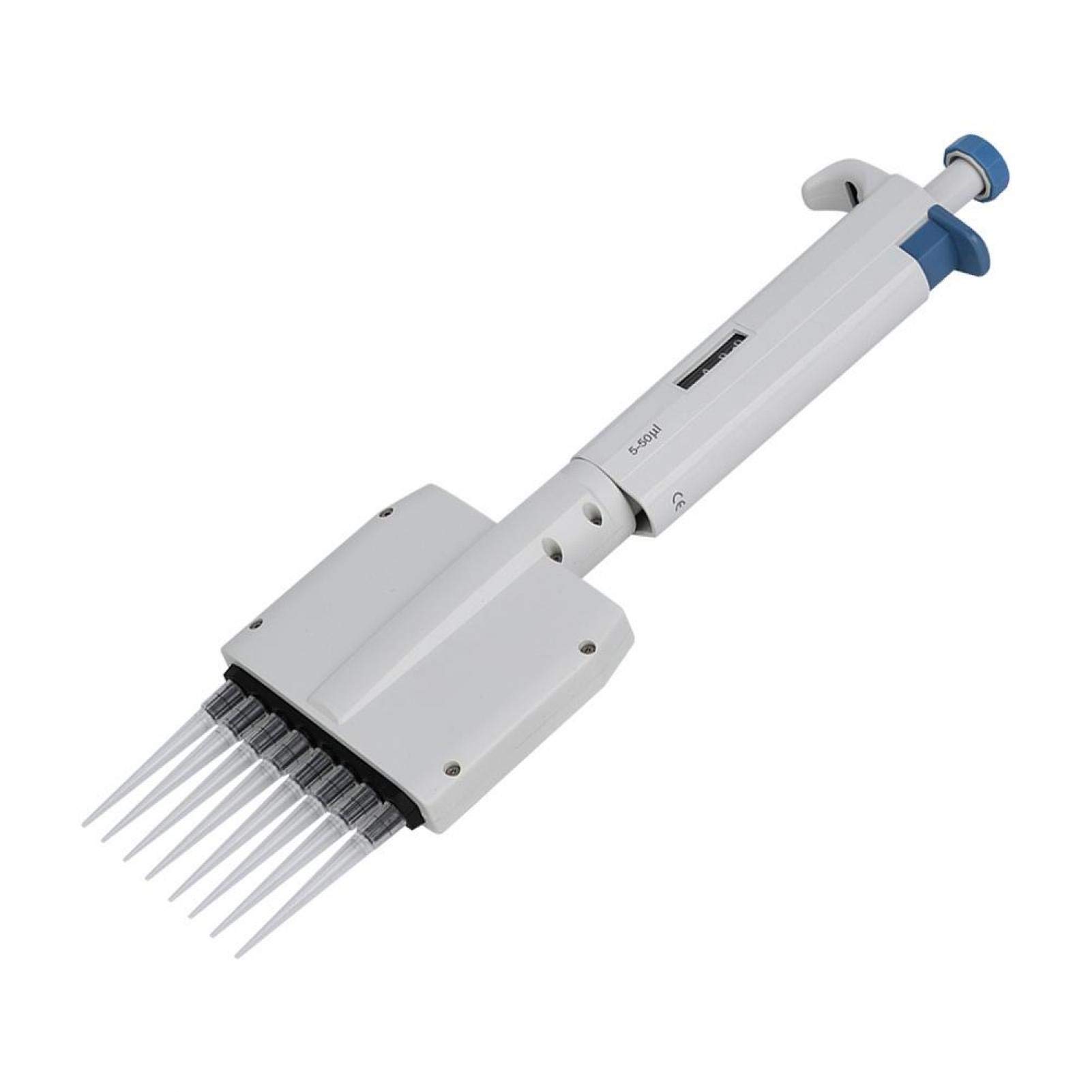 Pipetas Multicanal Pipetas De Micropipeta De Volumen Ajustable De 8 Canales, 5-50 Μl