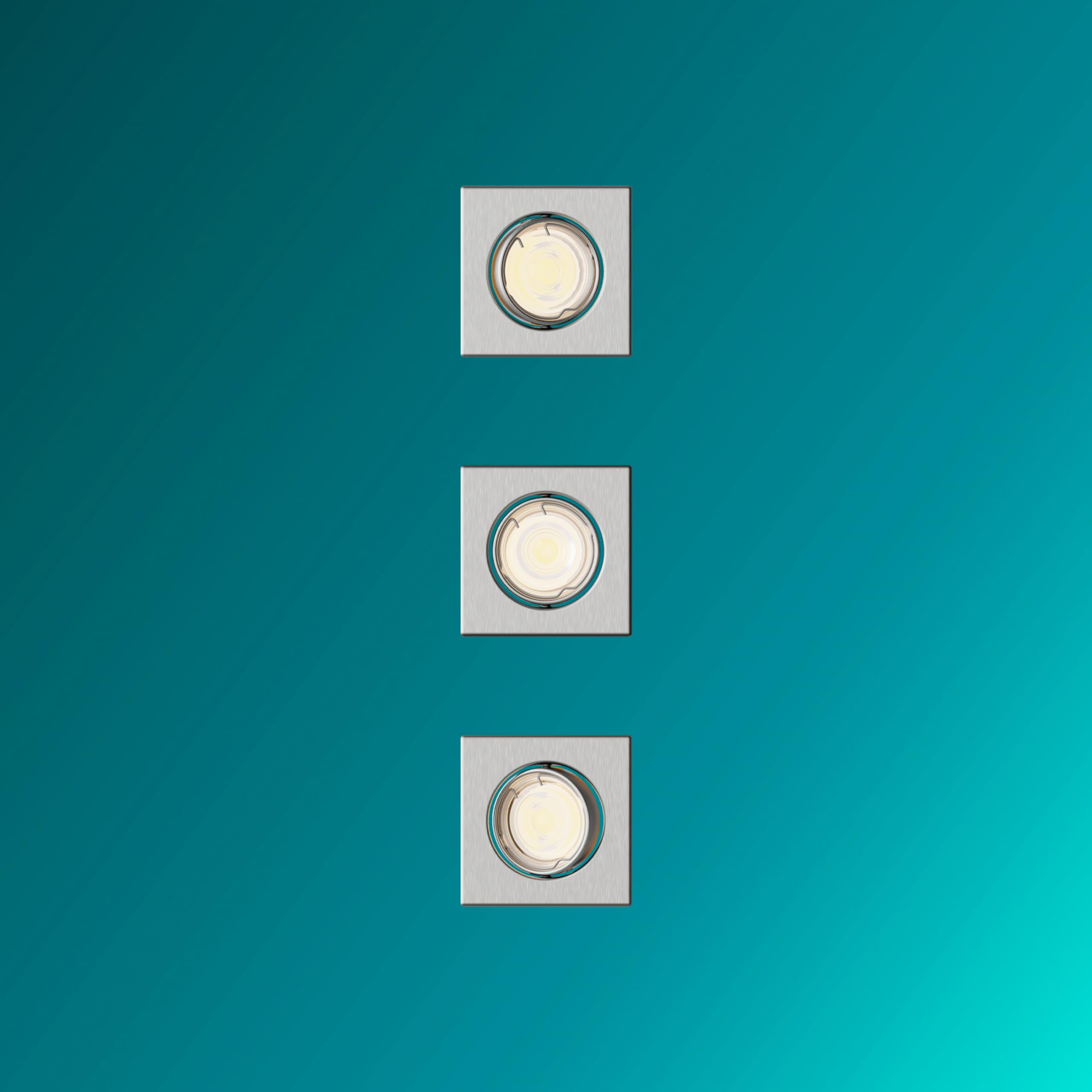 Philips Hue Peridot - 3 Focos Empotrables (Níquel) - Cálida/Fría