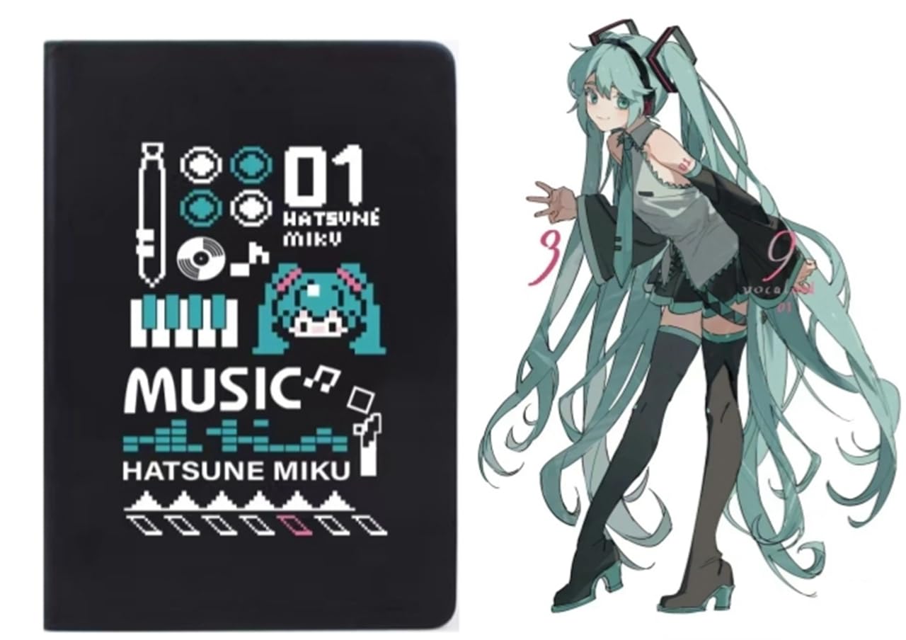 Amazon.co.jp: 初音ミクMIKUノート周辺萌えグッズ初音ミク周辺レザー