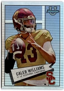 2022 Bowman Chrome University 1952 Bowman Refractor #52BF-4 Caleb Williams USC Trojans Football
