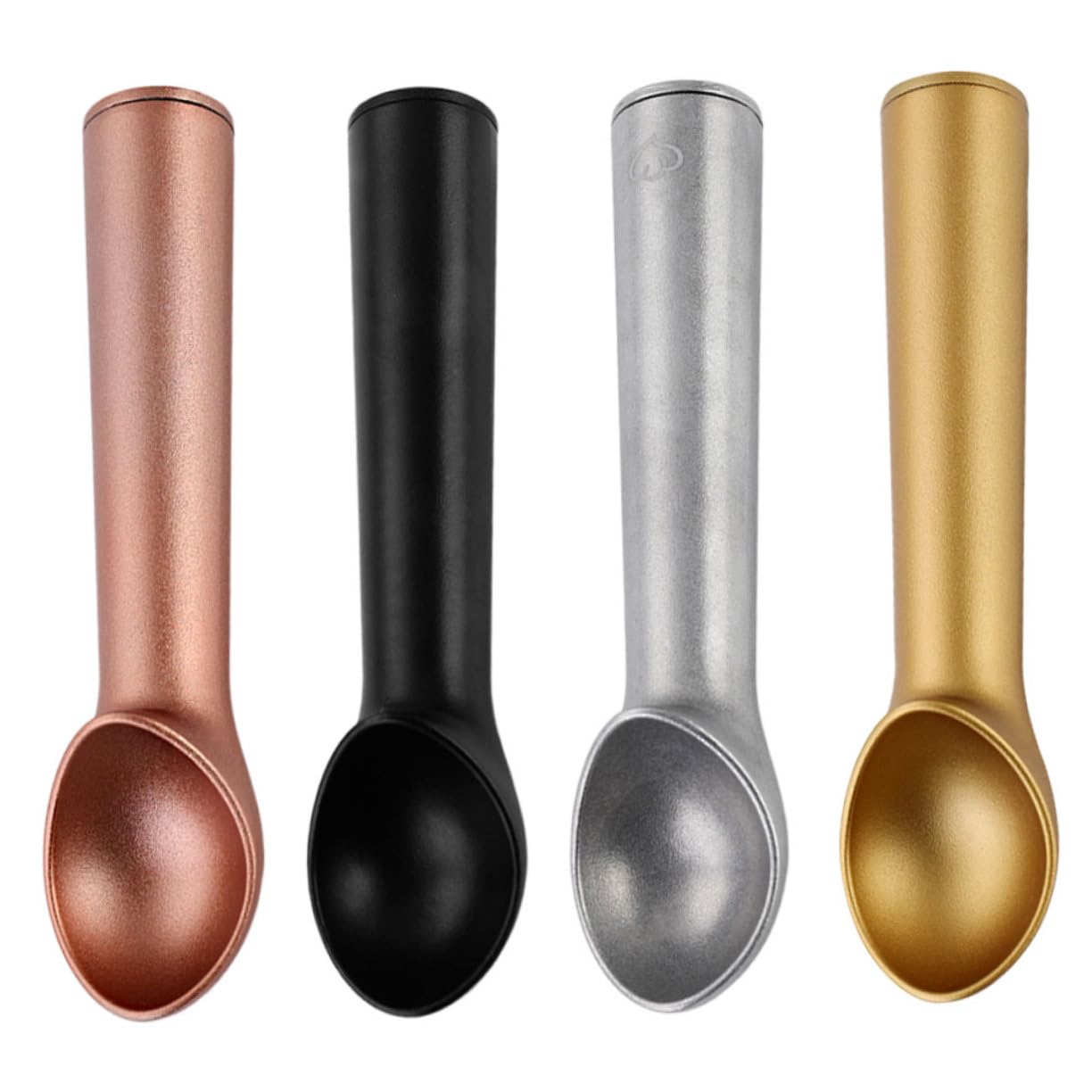 4pièces Cuillère à Glace Aluminium Antiadhésive Set De Cuillères Multifonctionnelles Pour Fruits Et Desserts Pratique Et Pour Et Déguster