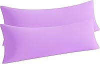 Vista 49 de NTBAY Juego de 2 fundas de almohada estándar, paquete de 2 fundas de almohada de microfibra cepillada de 20x26, suaves, resistentes a las arrugas, a