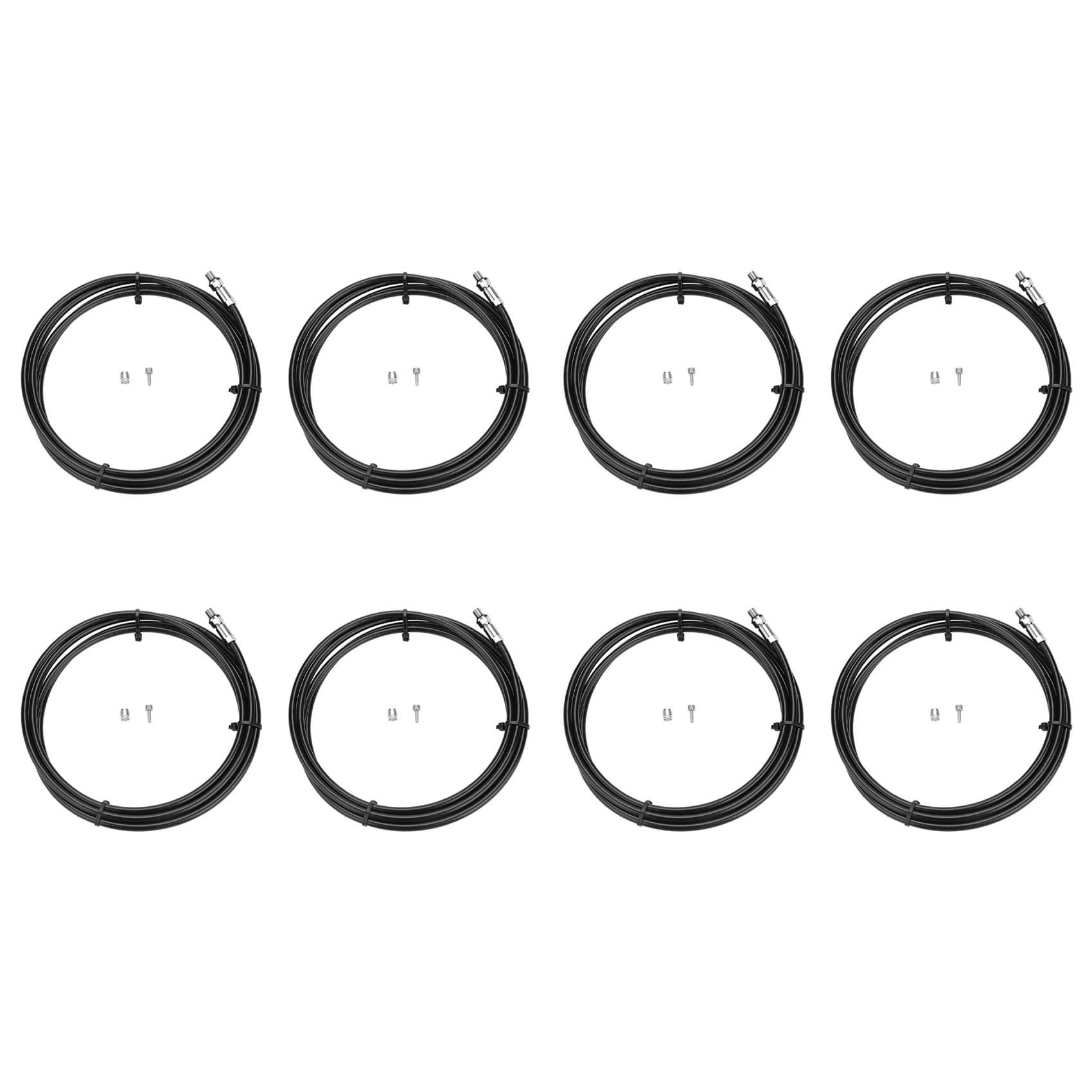 8Stück 2 M Fahrrad Hydraulische Scheiben Bremse Set Öl Olive Stecker Einsatz Fahrrad Schaltzug Gehäuse Kits für Avid E5 E9 Er Xo