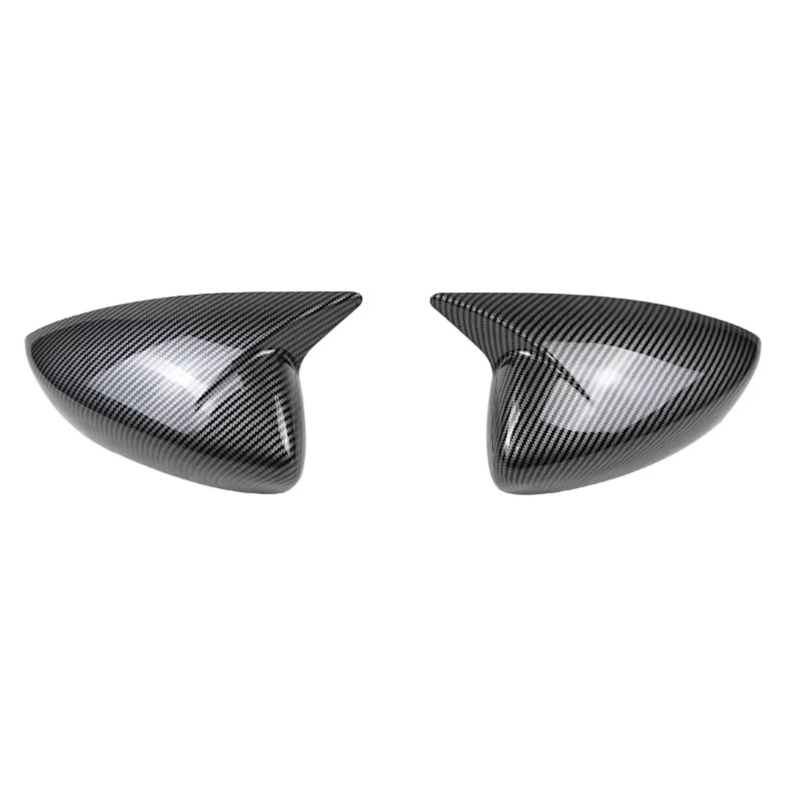 for Mazda CX30 CX-30 2020-2023 Car Rearview Side Mirror Cover Wing Cap Door Housing Shell Trim Sticker ABS Car Rearview Mirror Shells Side(Carbon Look)