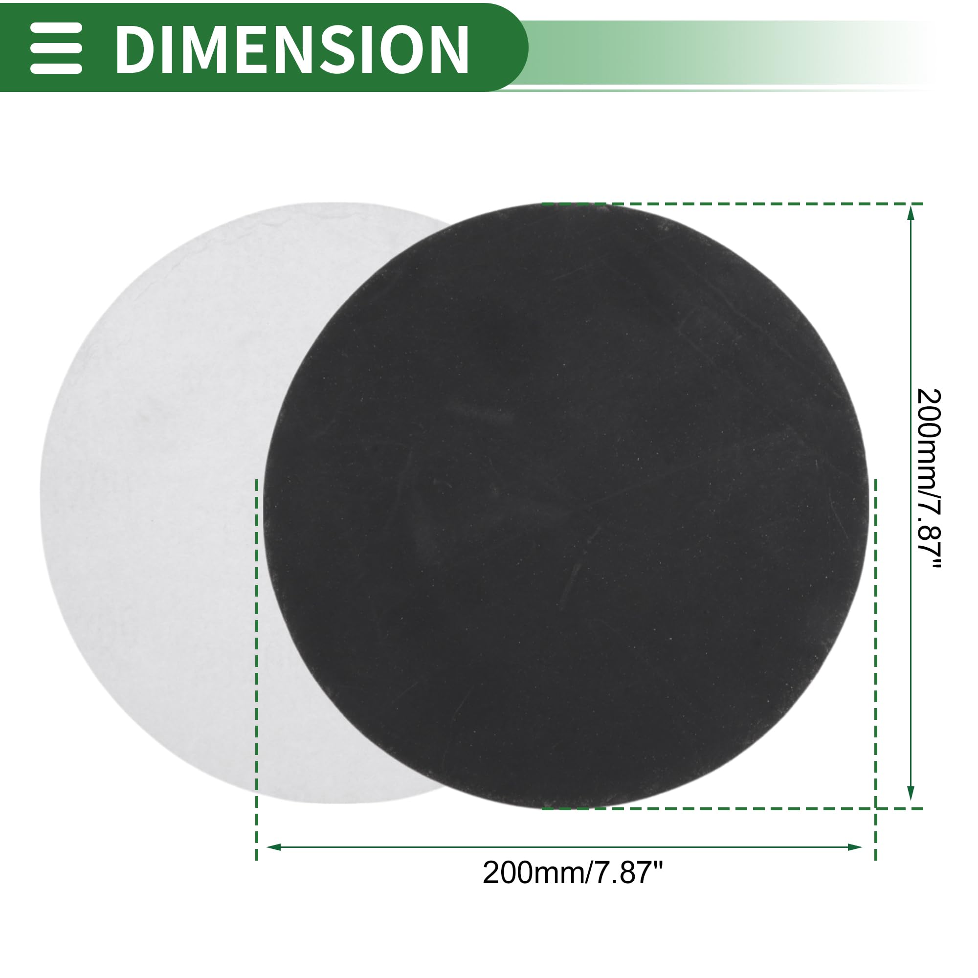 TUCKBOLD Sandpaper Hook & Loop Sanding Sheets 200x200mm Black 1200 Grit Efficient Grinding and Polishing Automobile Manufacturing and Repair Metal Processing - Image 3