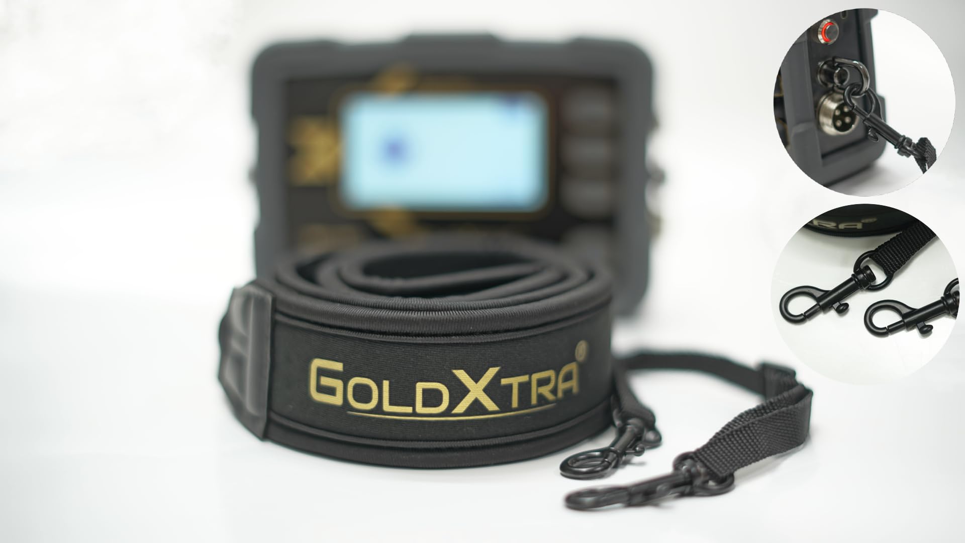 Goldxtra Neck Strap For TGX Metal Detector Soft Padded Goldxtra TGX Neck Strap Ergonimic Design Metal Detector Neck Harness