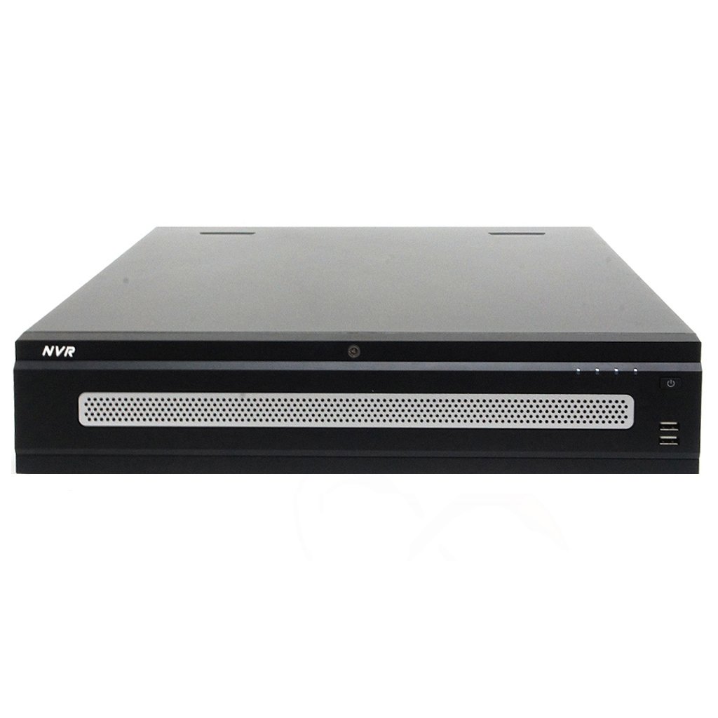 Hot Swap 64Ch Onvif 4K NVR Full Size 2U IP System Surveillance Recorder with up to 12MP Ultra HD Recording Includes Free US Technical Support, Free Apps and Warranty! Supports RAID 0/1/5/6/10