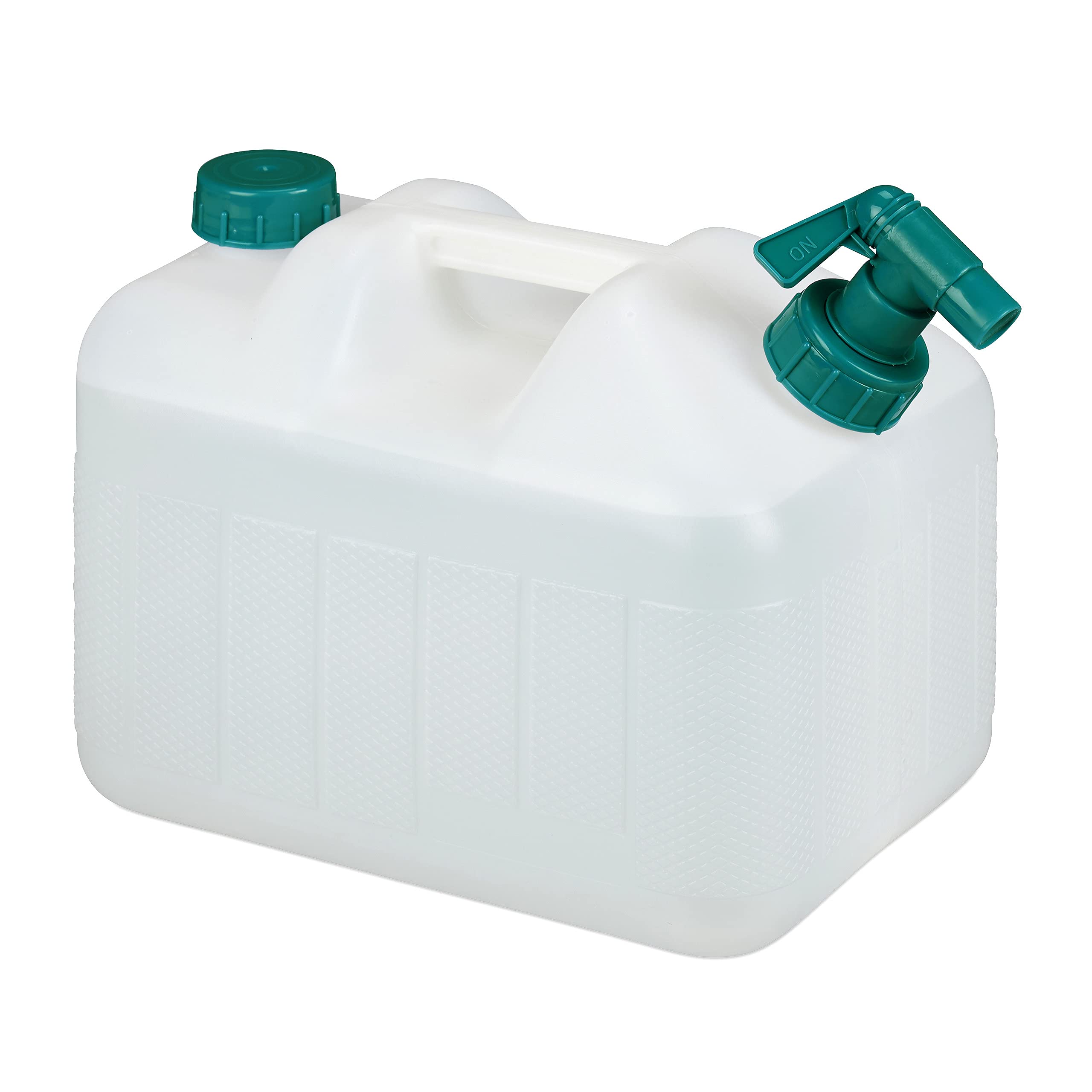 5 Taniche Pieghevoli Da 10L Per Campeggio – Plastica PE Senza BPA, Uso Alimentare, Antigoccia, Portatili E Leggere