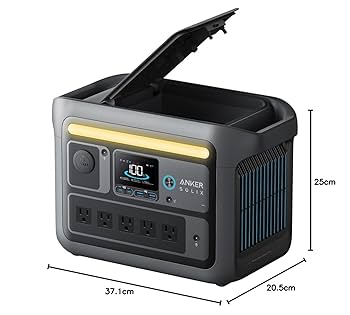 バッテリー/充電器 Anker Solix C800 Portable Power Amazon.co.jp: Anker Solix C800 Portable Power Station