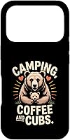 Vista 30 de Camping Coffee and Cubs Bear Family Case for iPhone 16