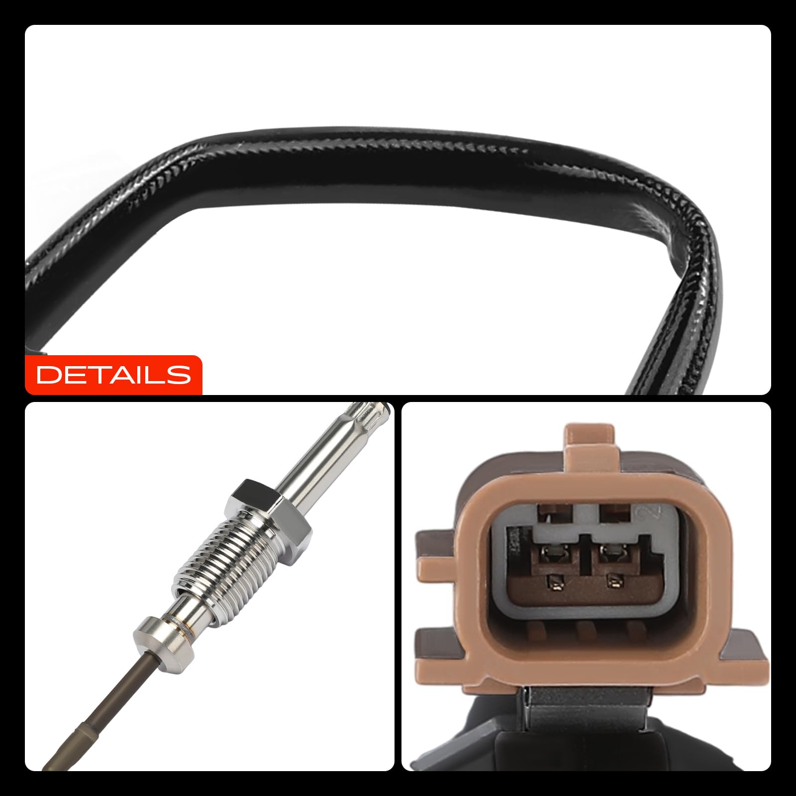 Frankberg Czujnik temperatury spalin Kompatybilny z Nissan Qashqai II J11 Juke F15 Pulsar C13 Note E12 1495600Q1N 226407817R