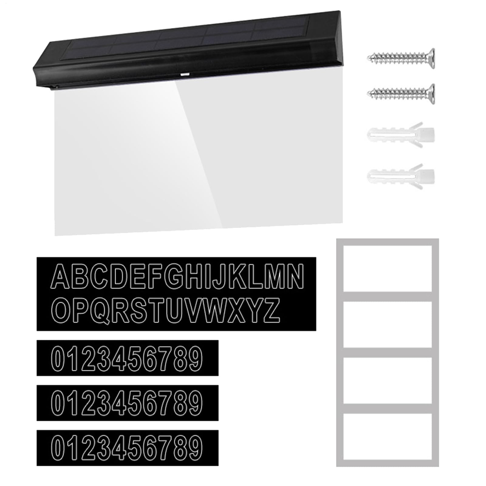 Numeri Civici Con 2 Modalità Di Illuminazione Durevole Moderno Impermeabile | Decorazione Per Con Numeri Per Giardino, Strada, Residenza,