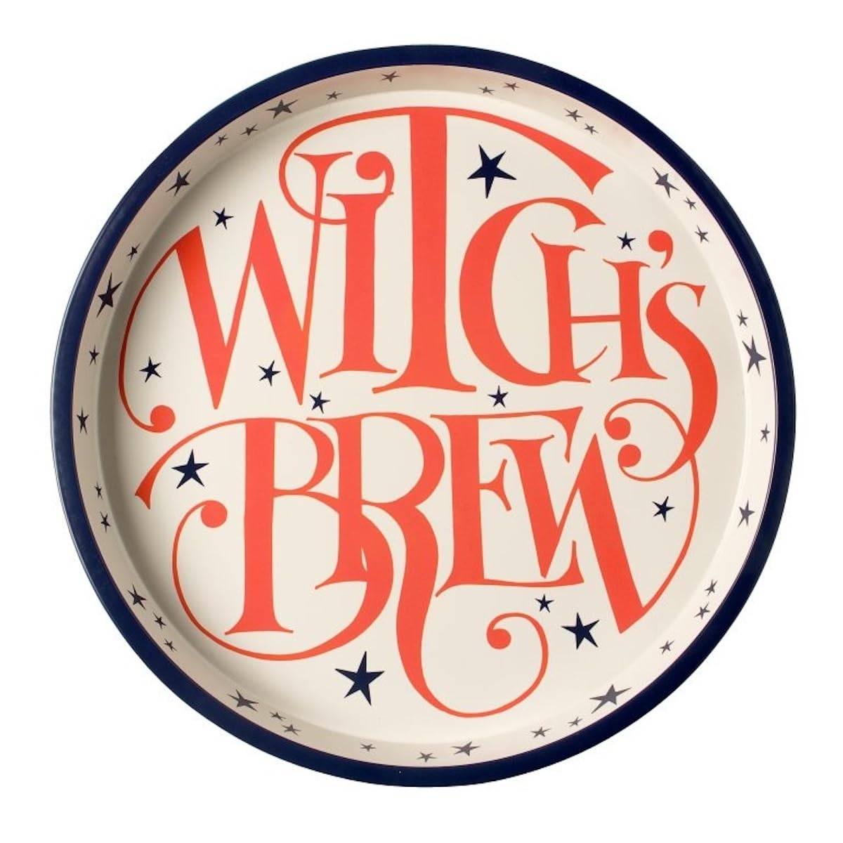 Emma Bridgewater Witch's Brew Circular Tin Tray Halloween Decoration