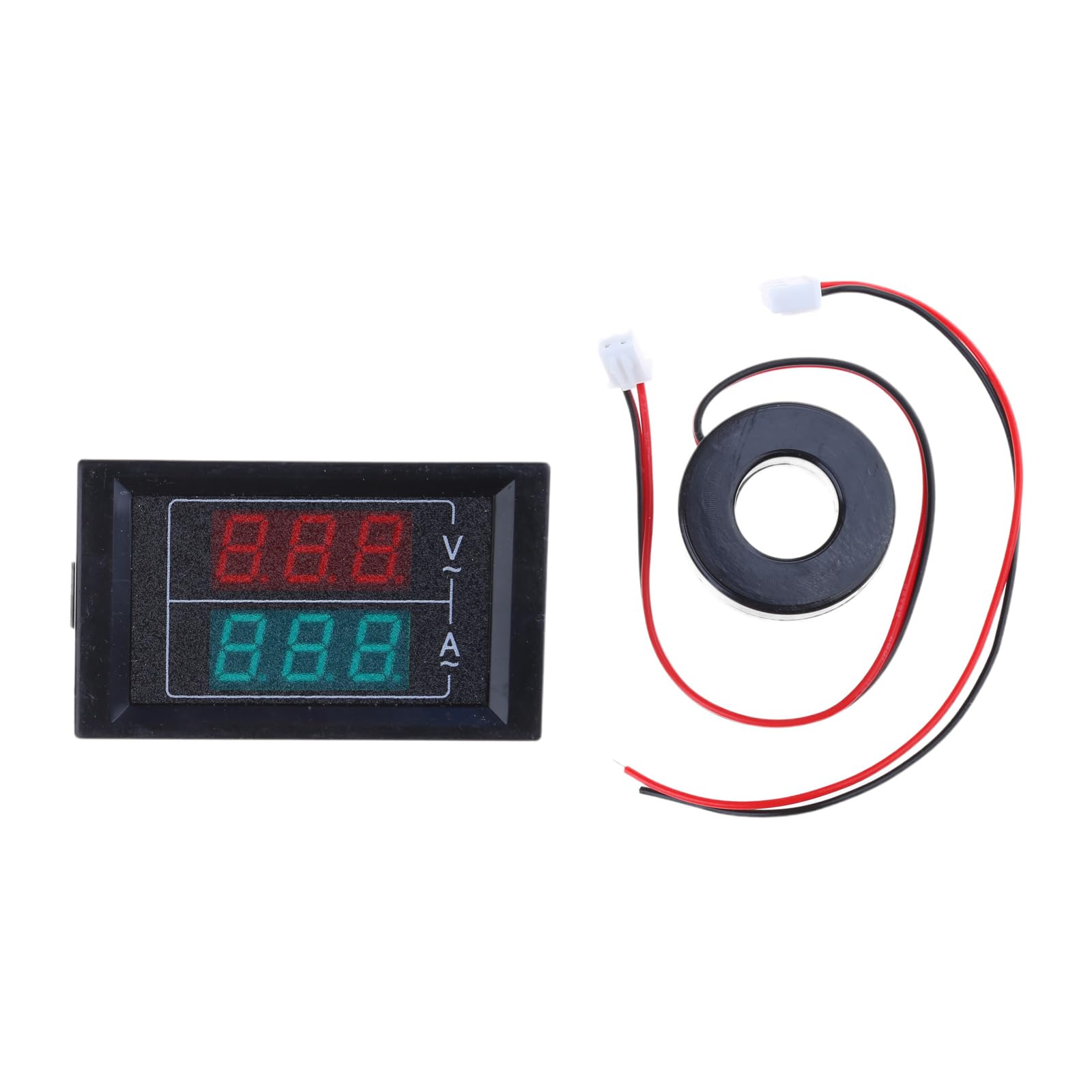 Tsophreniq Red/Green 50-500V 100A Dualdisplay Voltage Current Meter Detectors Tester Led Voltmeter Ammeter Detectors Voltage Amperages