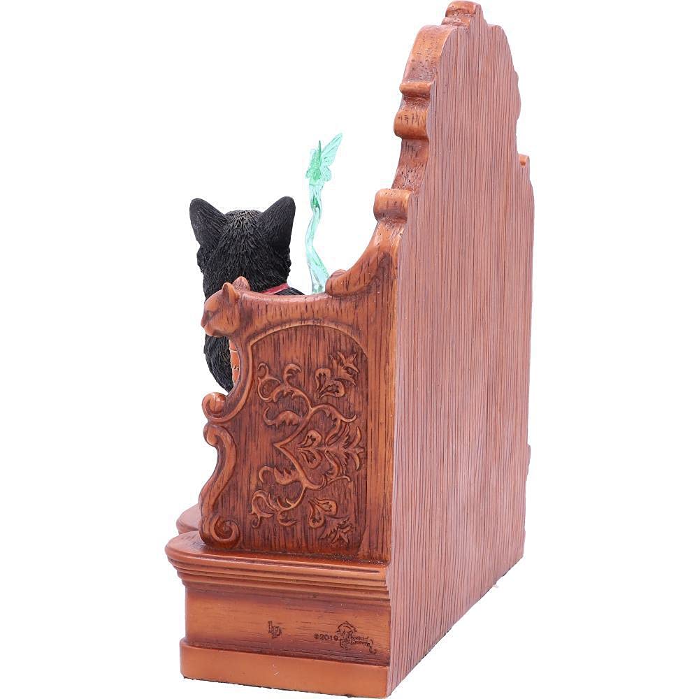 Nemesis Now B4955R0 Lisa Parker - Figura de Gato absenta y Hada Verde, 21,5 cm