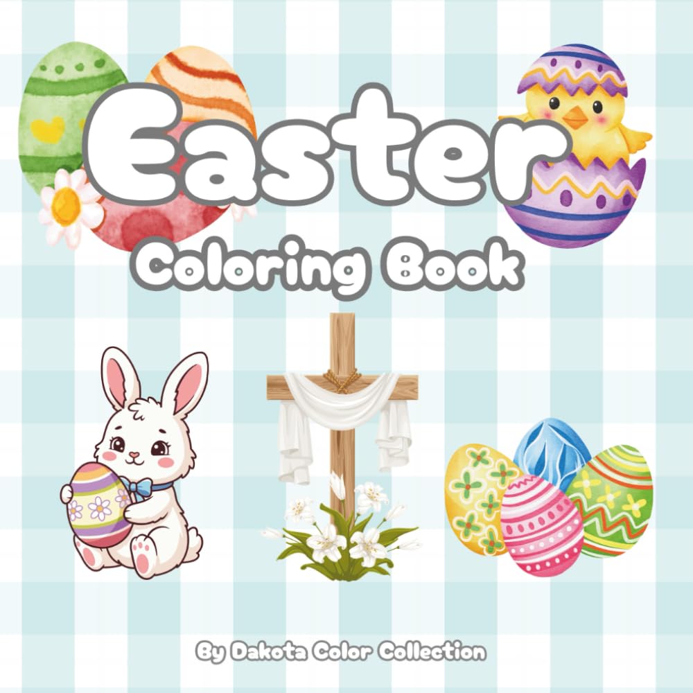 Easter Coloring Book Easy and Fun