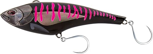 Nomad Design Madmacs Señuelo de Trolling de Alta Velocidad  Anzuelo de Mergulho en Alta Mar con Ganchos BKK, Anillos Divididos de Alta Resistencia y